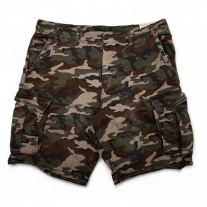 American Eagle Camo Cargo Shorts Flex Fit Size 42 NWT